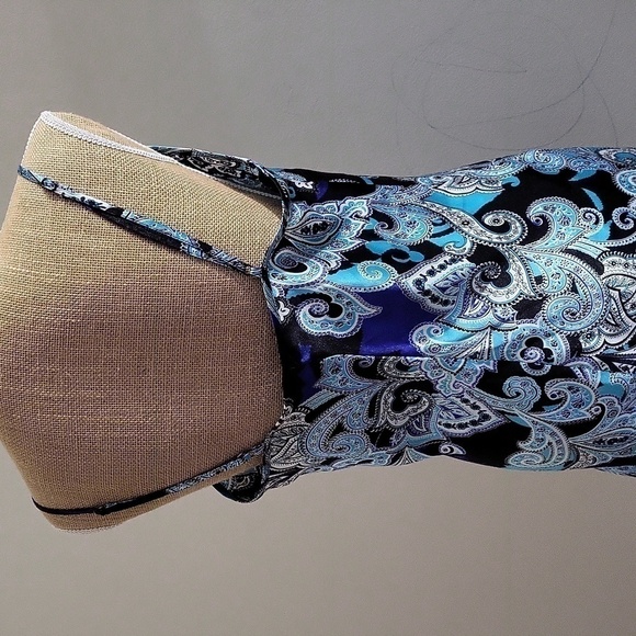 Apt 9 Parsley floral Print Babydoll Chemise/Lingerie in size Large - Picture 5 of 8